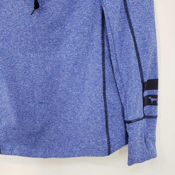 3/$25 Pink Victoria's Secret Hooded Long Sleeve Active Top S Hoodie Workout Blue - Picture 5 of 8